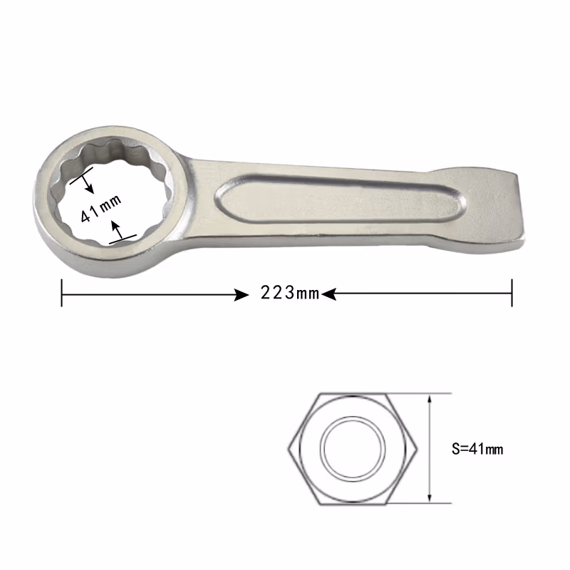 BOFANG/渤防 不锈钢敲击梅花扳手 5001-41