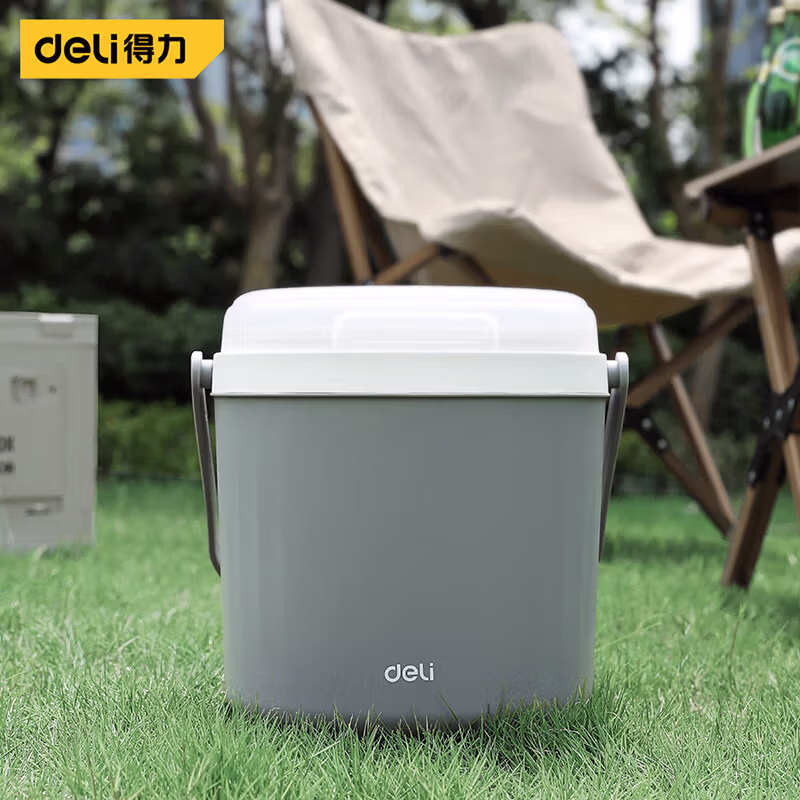 DELI/得力 deli得力DL884308保温箱8.5L保冷保热(灰)(个) DL884308