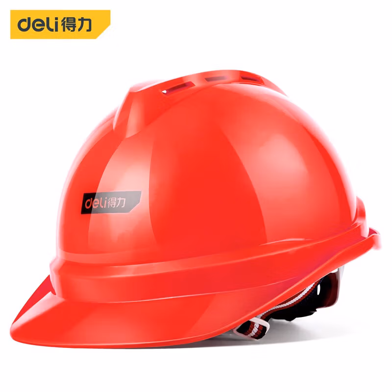 DELI/得力 deli得力DL525003安全帽51-62cm(红)(顶) DL525003