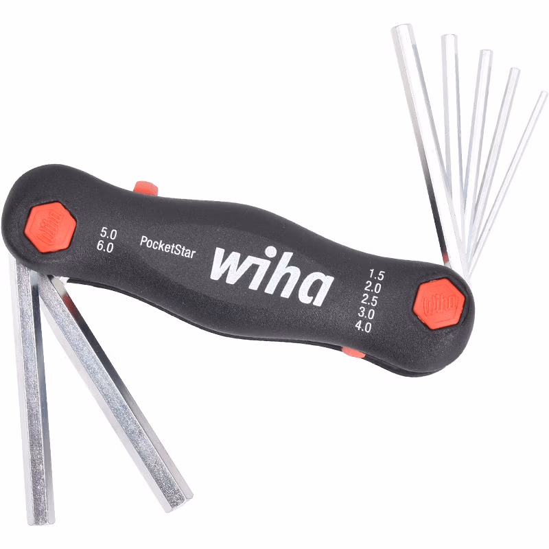 WIHA/威汉 手掌中宝防盗星型多功能扳8件套 25166