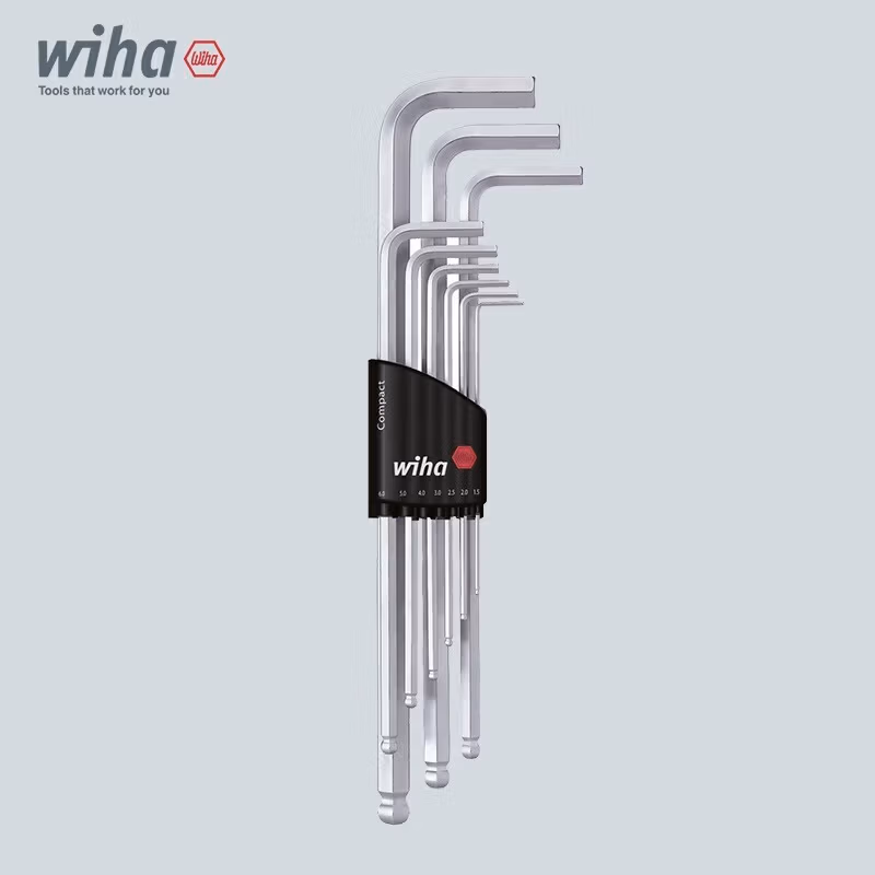 WIHA/威汉 Compact镀铬球头扳手9件套 02292