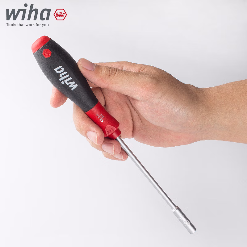 WIHA/威汉 SoftFinish螺母套筒螺丝刀 01018