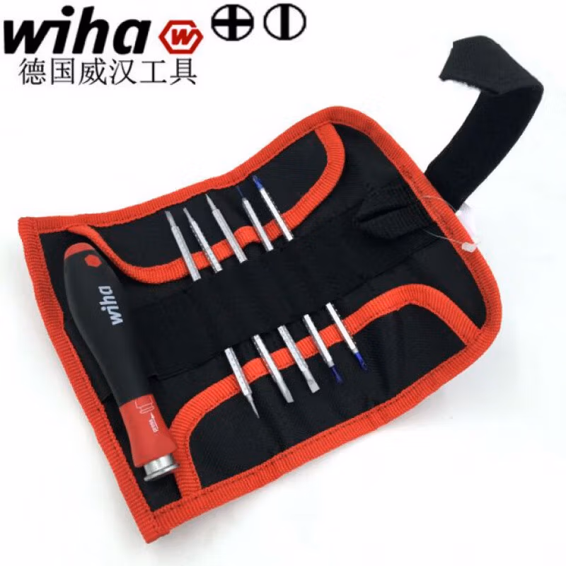 WIHA/威汉 4系列可换杆螺丝刀6件套 布包 00616