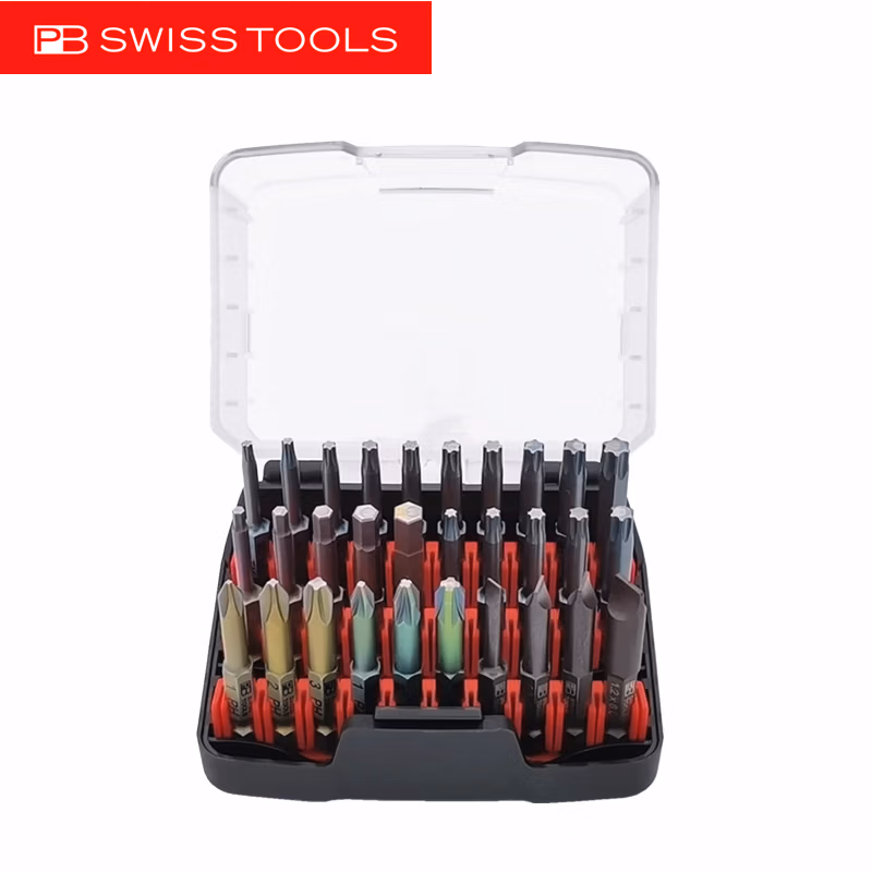 PB SWISS TOOLS/ 瑞铂 E6.3多花型批头30支盒装 PB E6.990
