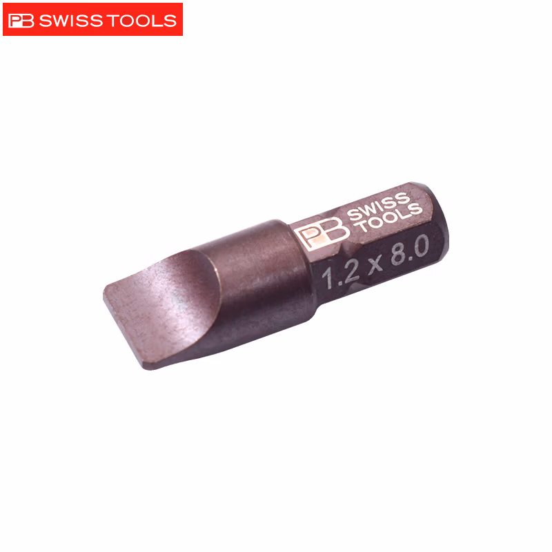 PB SWISS TOOLS/ 瑞铂 精密短一字批头8.0 PB C6.135/5
