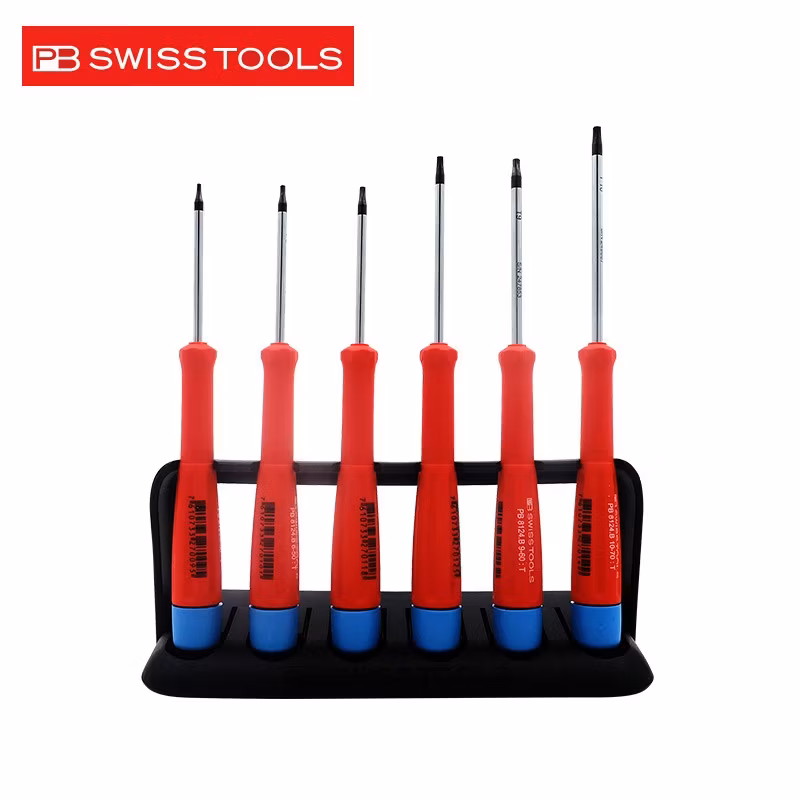 PB SWISS TOOLS/ 瑞铂 精密梅花螺丝刀6件套  PB 8643