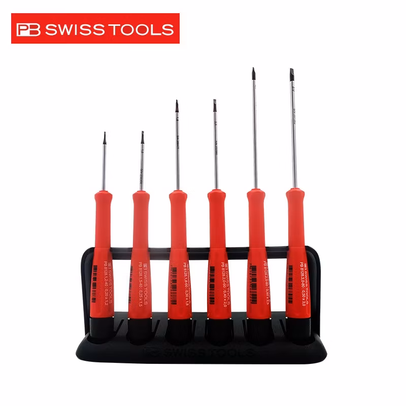PB SWISS TOOLS/ 瑞铂 精密一字螺丝刀6件套 PB 8640