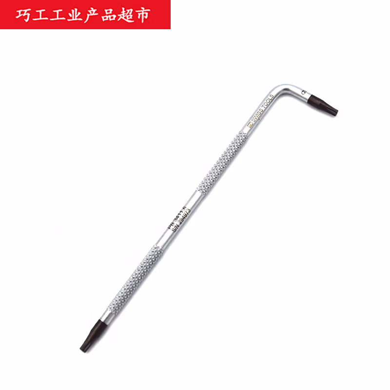 PB SWISS TOOLS/ 瑞铂 L型滚花梅花内六角 6 PB 3411.6