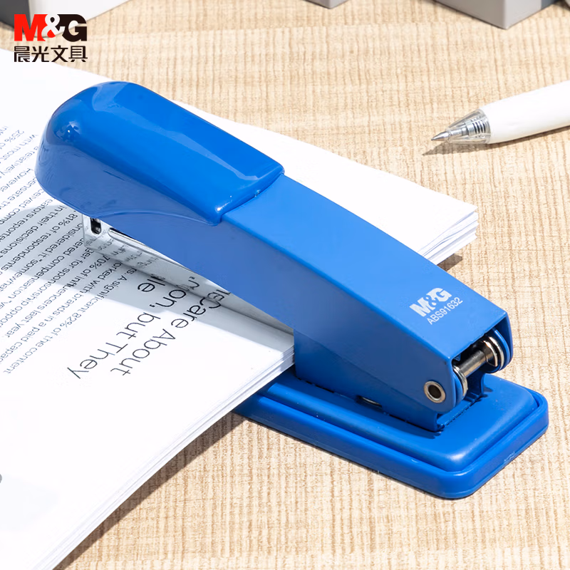 晨光订书机经典12号(蓝)ABS91632