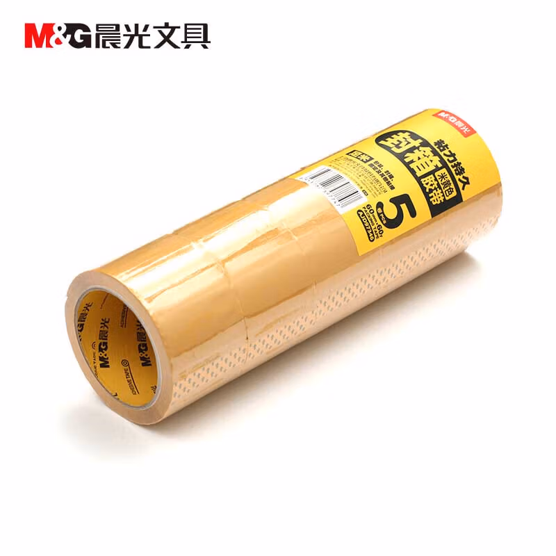 晨光封箱胶带米黄色60mm*60y(5卷)AJD97346