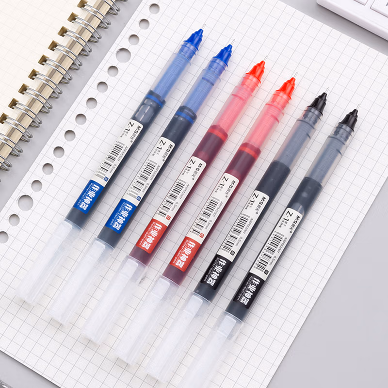 晨光拔盖直液式笔作业神器ARPM2001黑0.5