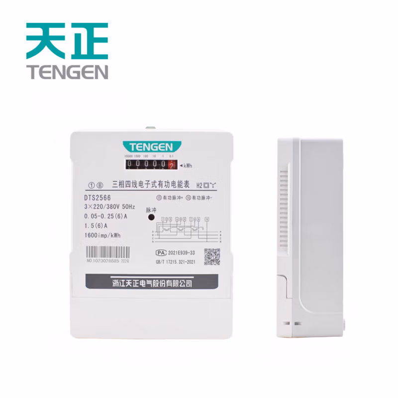 TENGEN/天正 DT型电子表 DTS2566 3×220/380V 1.5(6)A 1级(祥云3.0)