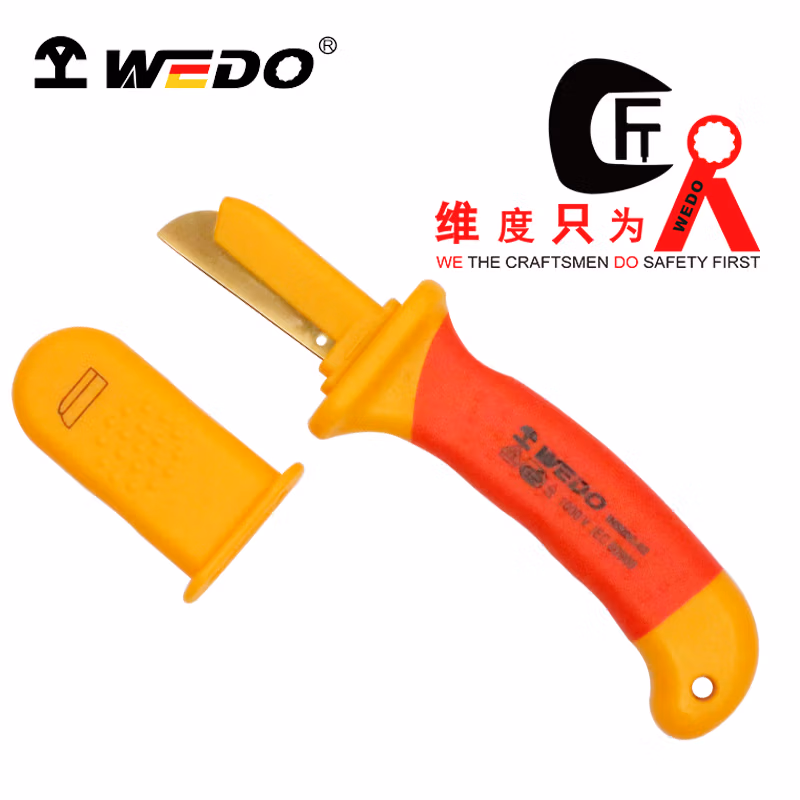 WEDO/维度 绝缘护套式直平型电缆刀 IN520C-02