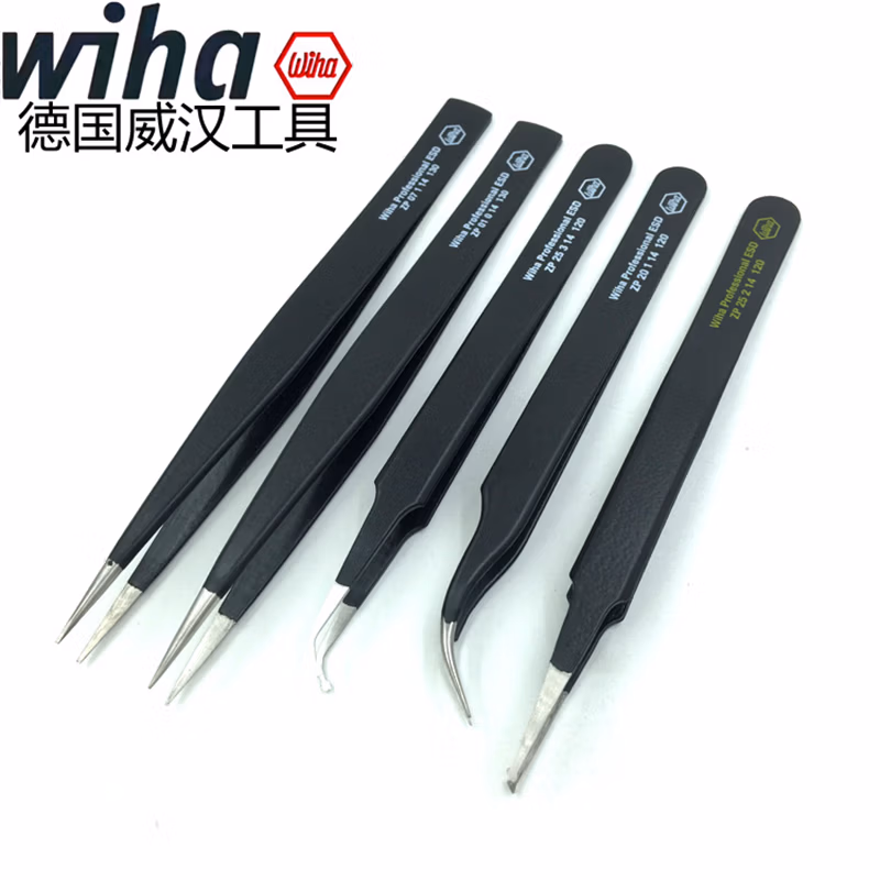 WIHA/威汉 专业防静电精密镊子 Type 7a 32335