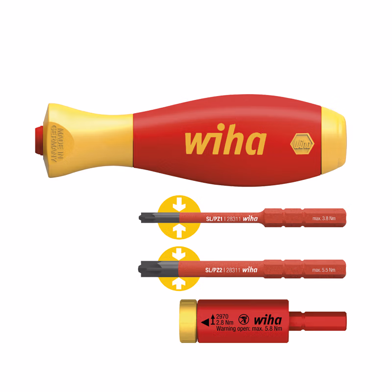 WIHA/威汉 电工绝缘定扭接头螺丝刀4件套 41478