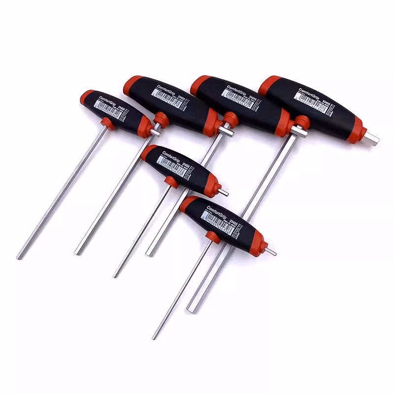 WIHA/威汉 ComfortGrip镀铬T柄内六角扳手 45435