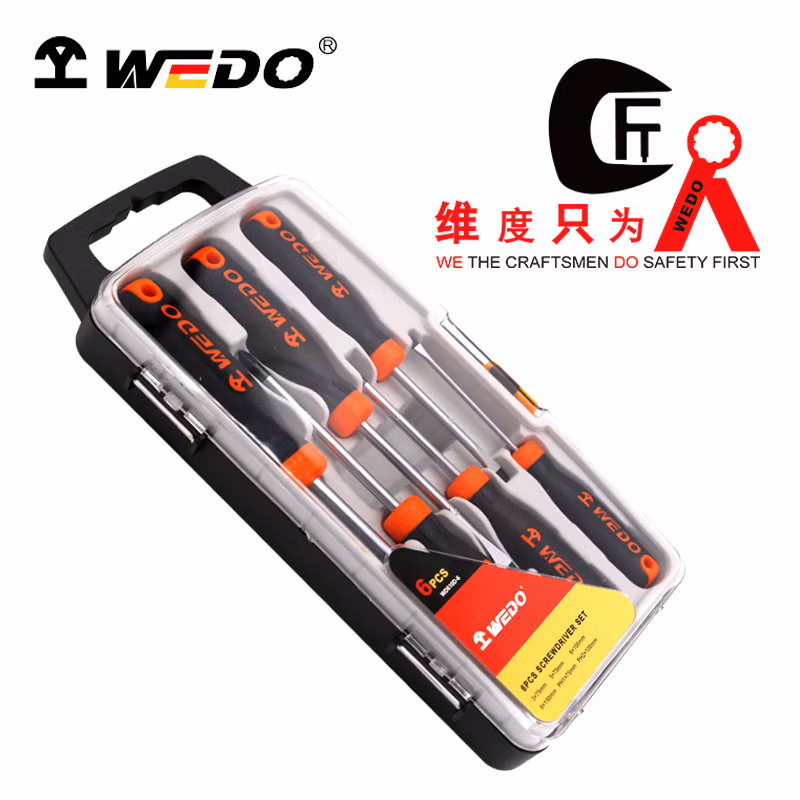 WEDO/维度 塑料盒螺丝刀6件套 WD610D-6
