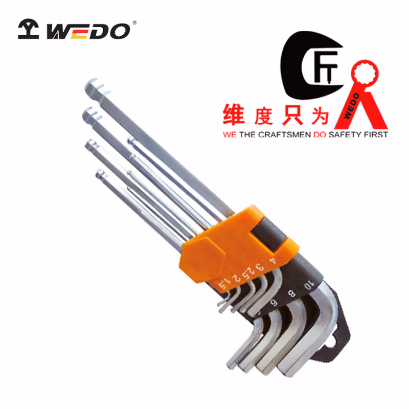WEDO/维度 9件套公制特长球头内六角组套 WD258B