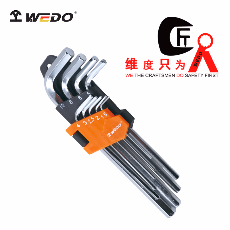 WEDO/维度 9件套公制加长平头内六角组套 WD257A