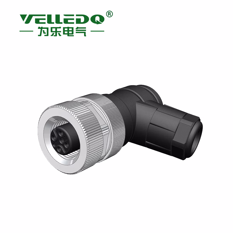 VELLEDQ/为乐电气 M12现场安装5孔弯 M12-F05S