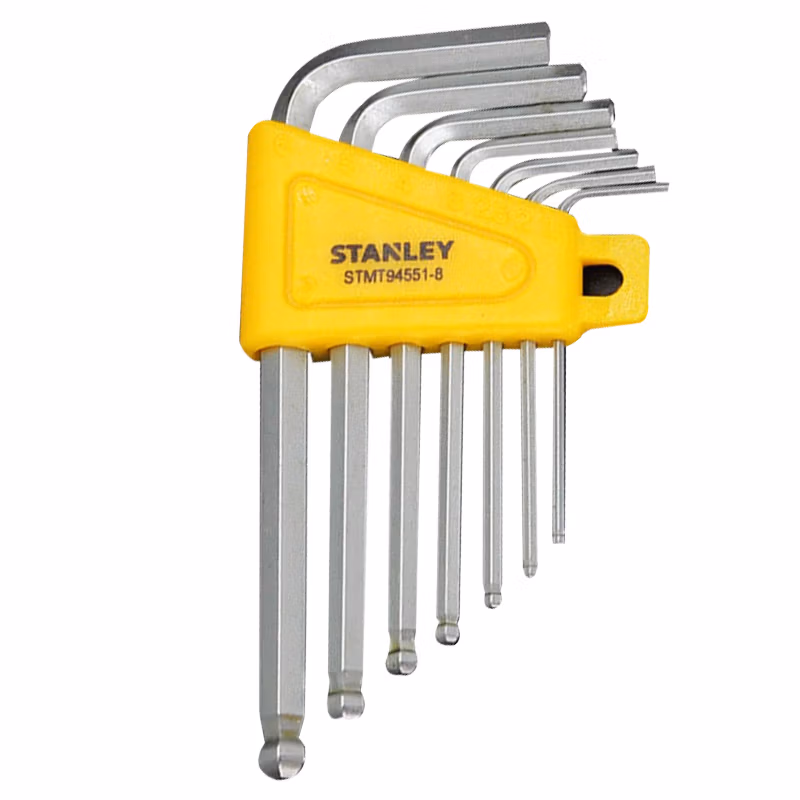 STANLEY/史丹利 7件套公制短柄球头内六角扳手1.5-6mm STMT94551-8-23