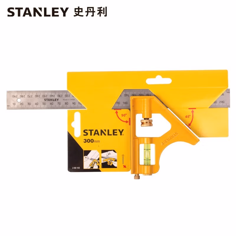 STANLEY/史丹利 公制活动直角尺300mm STHT46143-23