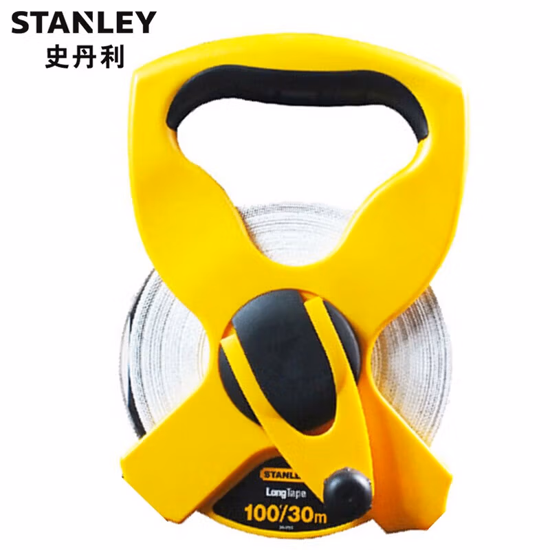 STANLEY/史丹利 盘式公英制玻璃纤维长卷尺30M/100' STHT34791-8-23
