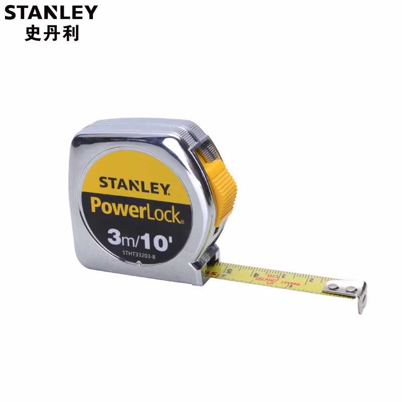 STANLEY/史丹利 POWERLOCK公英制卷尺3m STHT33203-8-23