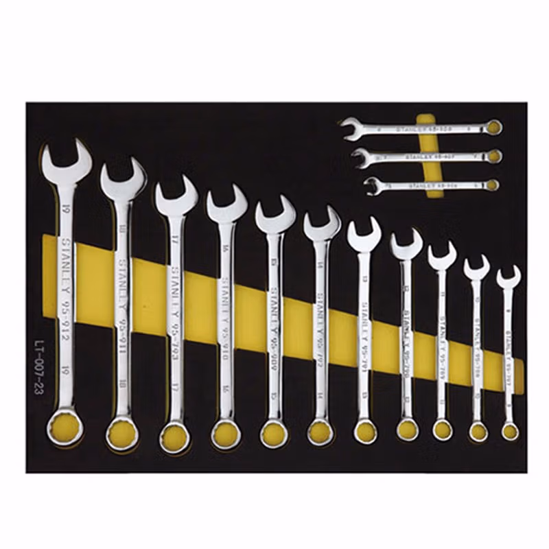 STANLEY/史丹利 14件套公制两用扳手工具托 LT-027-23