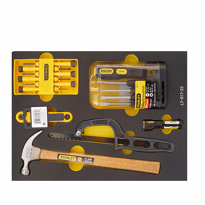 STANLEY/史丹利 20件套紧固敲击切割工具托 LT-017-23