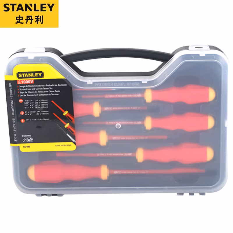 STANLEY/史丹利 6件套绝缘螺丝批套装 65-980-22