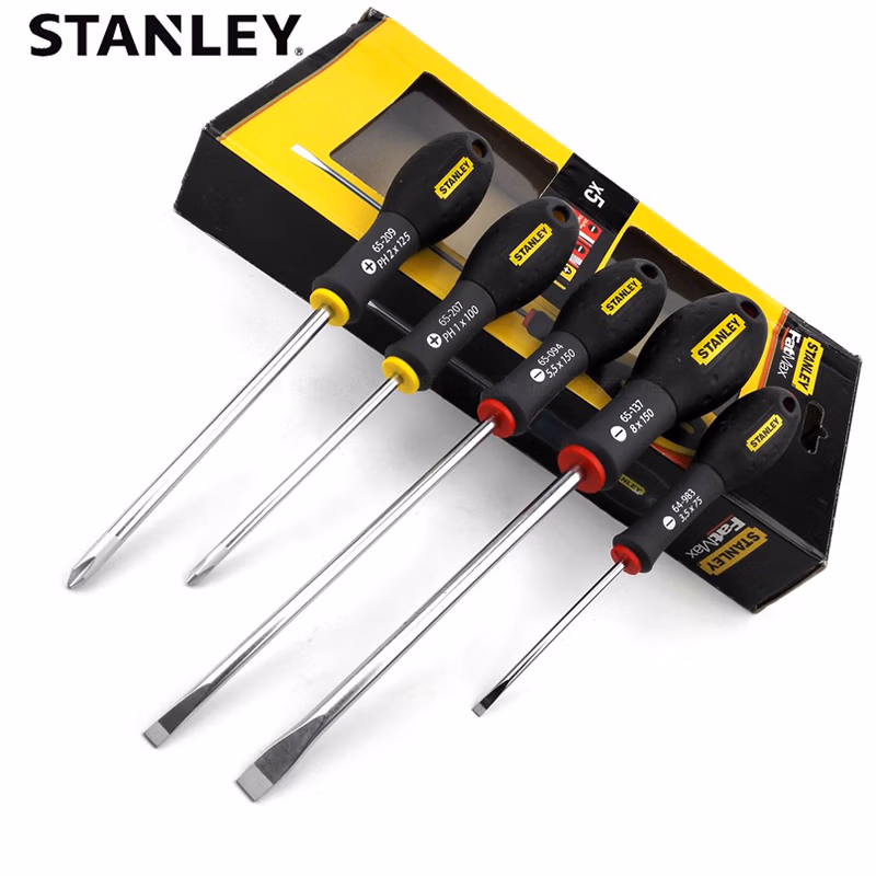 STANLEY/史丹利 5件套三色柄螺丝批 65-436-14