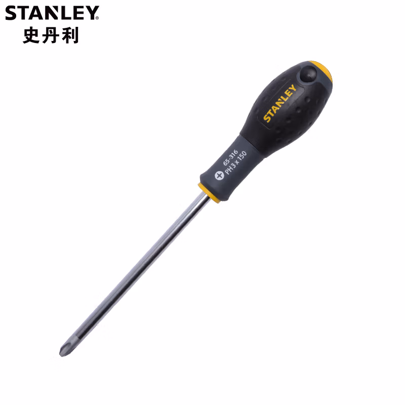 STANLEY/史丹利 三色柄十字螺丝批PH3x150mm 65-316-14