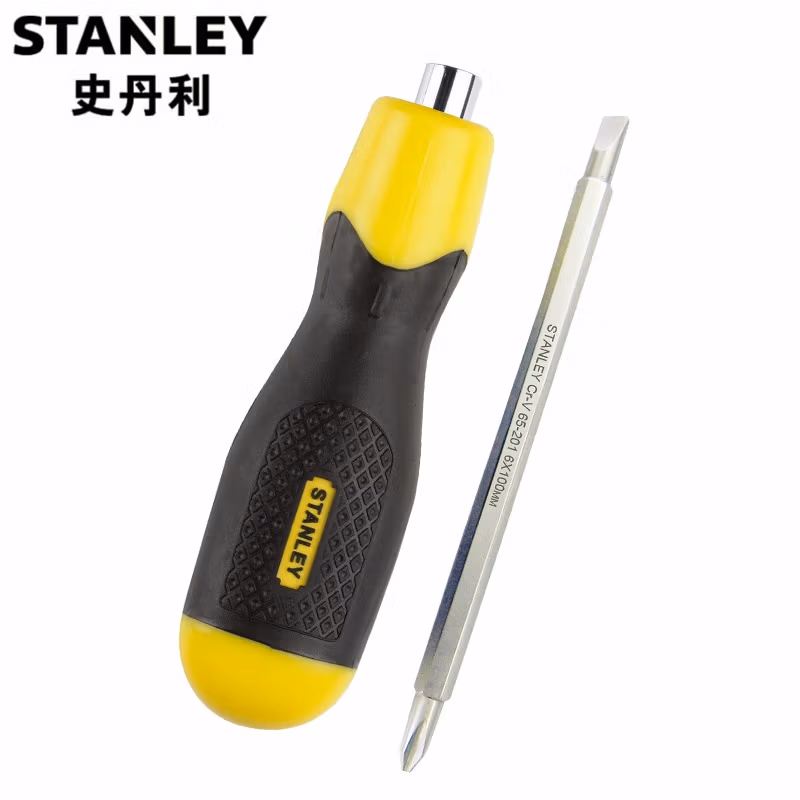 STANLEY/史丹利 胶柄双头螺丝批PH2-6x100mm 65-201-23