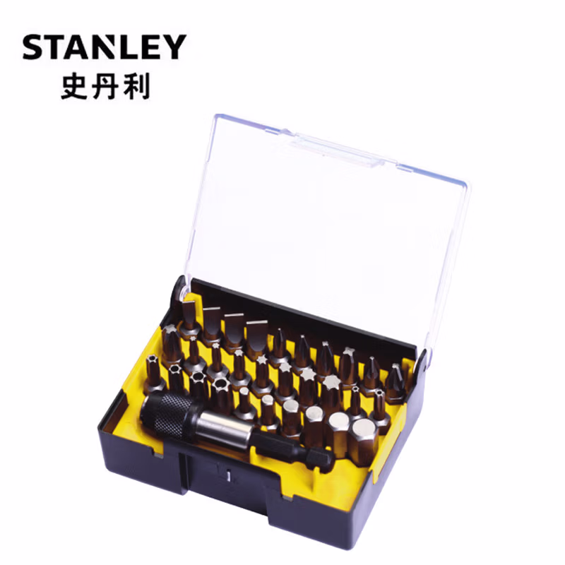 STANLEY/史丹利 31件6.3MM系列旋具头和快脱磁性接杆组套B 63-402-23