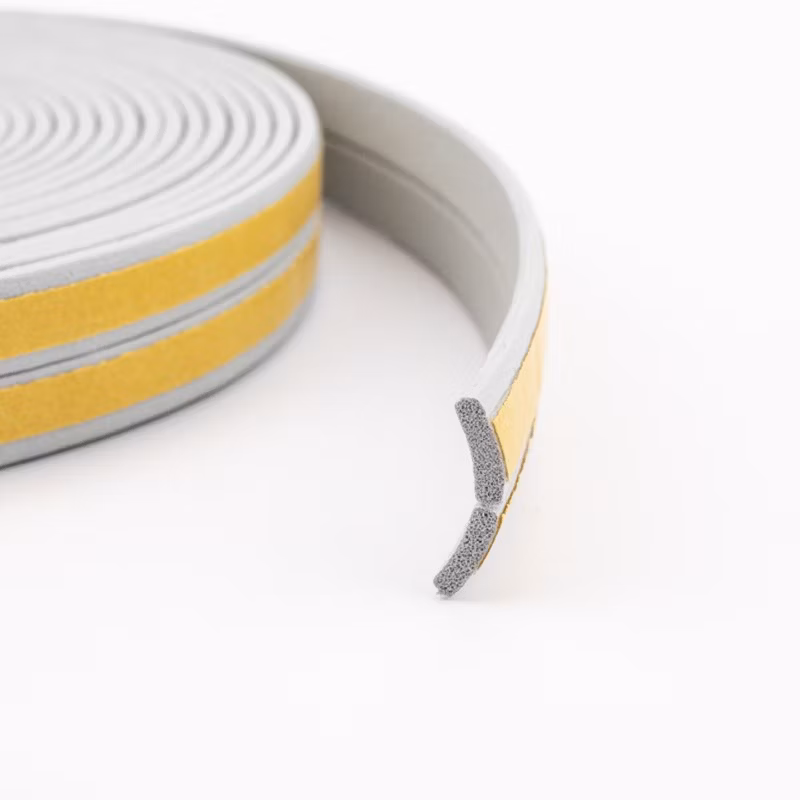 海斯迪克 HKLJ-18 门窗密封条 窗户缝隙隔音防漏风玻璃窗推拉窗密封条 保暖保温胶条 I型9*2mm灰色10米