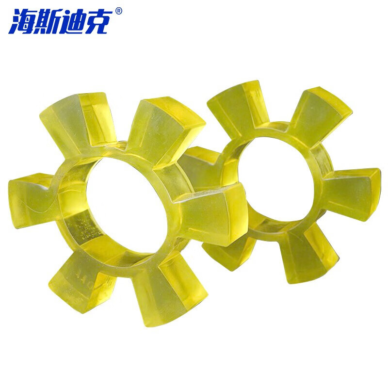 海斯迪克 HKDP-83 梅花联轴器 橡胶牛筋六角缓冲垫 电机水泵对轮圈垫 外径Φ80(20个)