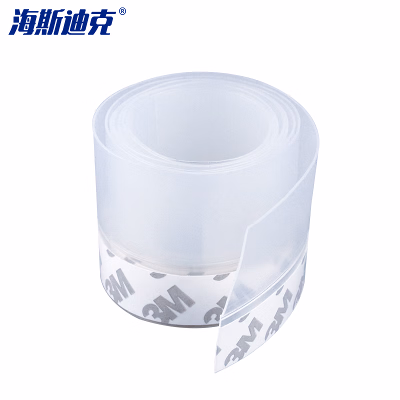 海斯迪克 HK-518 自粘型密封条 隔音防水胶条 门缝门底防风条门窗保温保暖玻璃门封条 高透明35mm5米(2卷)