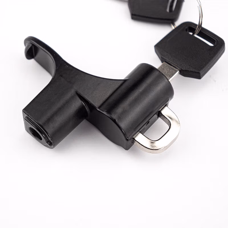 海斯迪克头盔防盗锁 自行车电动车摩托车头盔防盗 安全帽挂钩防盗HKsq-342 电动车头盔锁