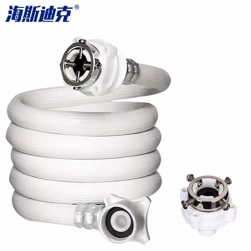 海斯迪克三层加厚PVC进水管 防冻上水管 加长水龙头软管 进水延长管 2米带钢头 HKsq-318