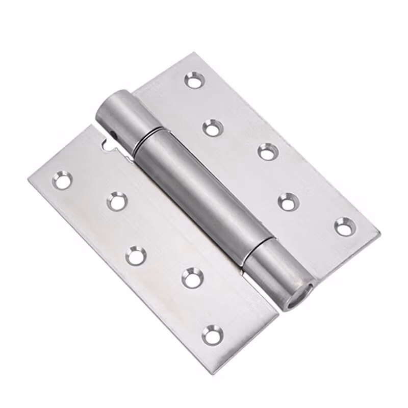 海斯迪克不锈钢隐形门合页 带闭门器自动关门铰链 暗门自闭合页弹簧合页HKsq-359 6寸双开（2个）