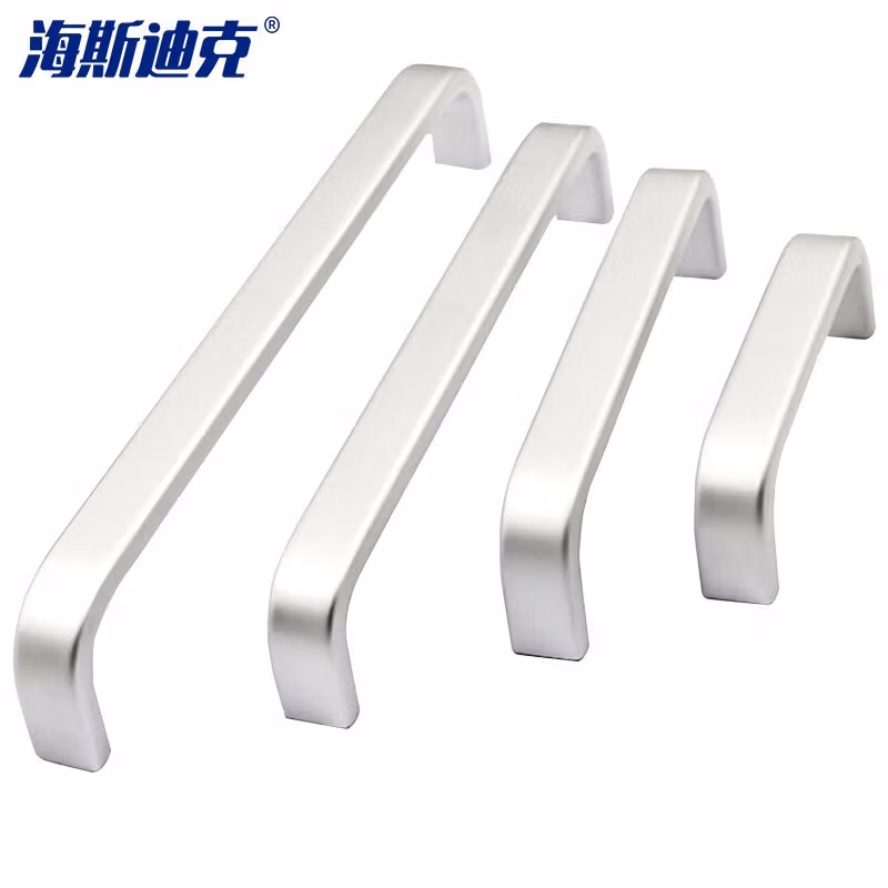 海斯迪克HKSY-72 太空铝合金拉手 橱柜衣柜门拉手 氧化铝抽屉把手 301铝拉手96mm孔距(6个) 配安装螺丝