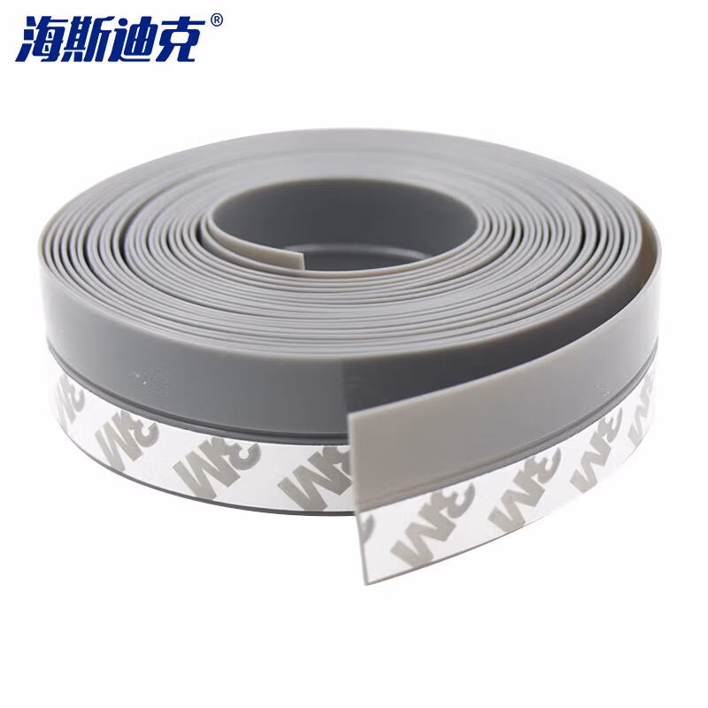 海斯迪克HKSY-67 自粘型密封条 隔音防水胶条 门缝门底防风条门窗窗户保温保暖玻璃门封条 灰色45mm 5米2卷