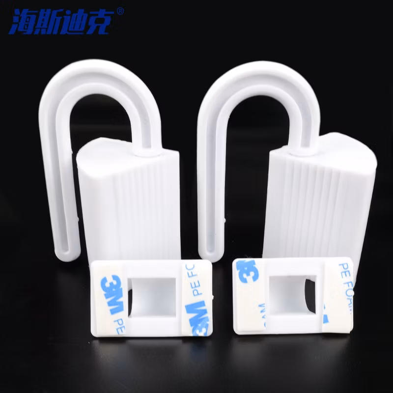 海斯迪克HKSY-49 防夹手门铰链挂锁 儿童安全门卡门夹门挡门塞 门缝止关器 【挂锁式/5个】