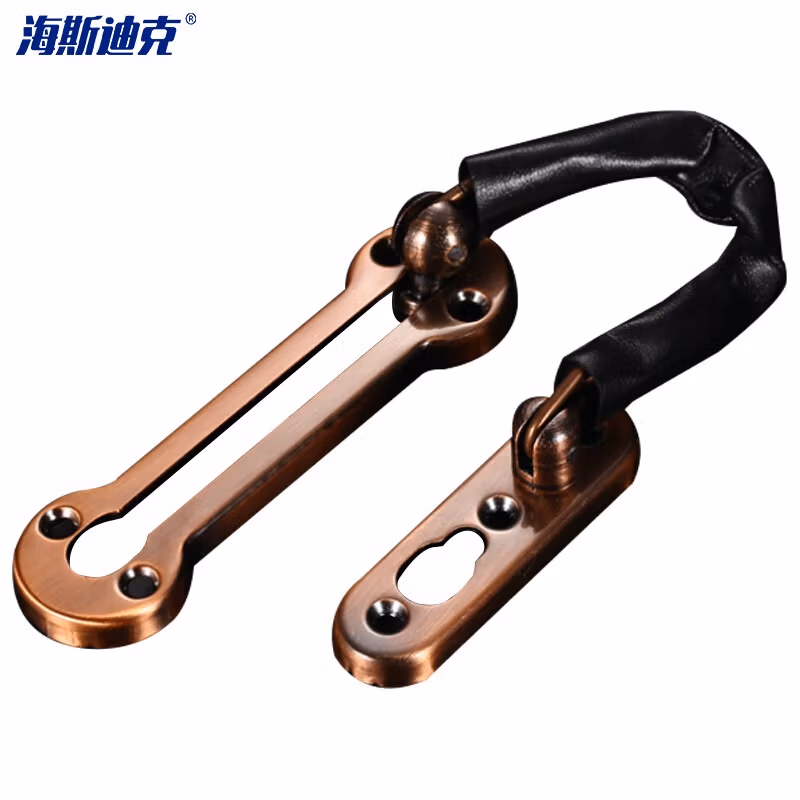 海斯迪克HKSY-108 大号加厚防盗链 不锈钢链 室内门木门安全门扣锁链 红古铜