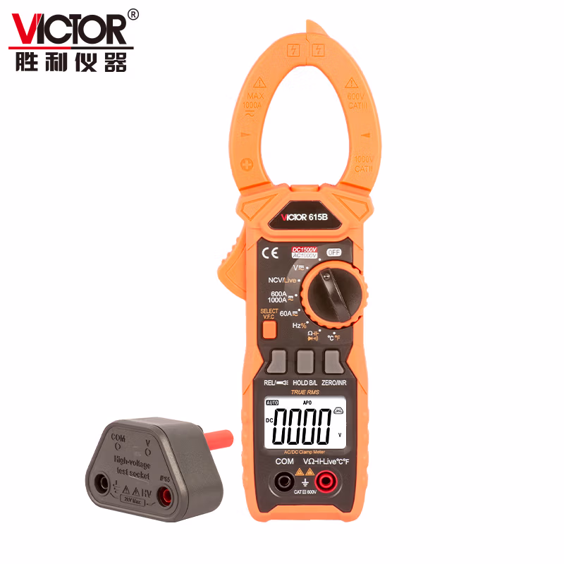 VICTOR/胜利仪器 交直流钳形万用表 VC615B