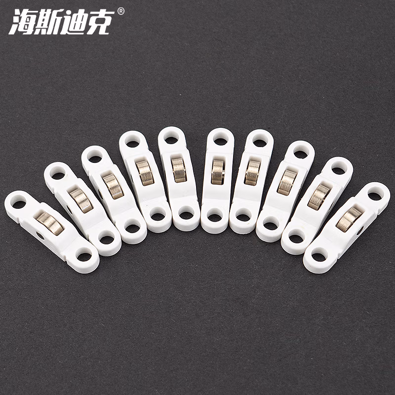 HYSTIC/海斯迪克 HKsq-147 纱窗滑轮 铜轮塑料外框 滑轮顺滑 轻音 10个装 宽7.5mm