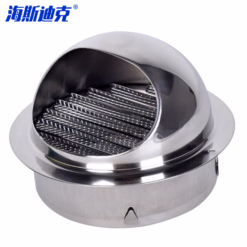 HYSTIC/海斯迪克 HKqy-32  201不锈钢通风口 风帽排气帽防雨帽出风口 不锈钢透气帽排风口 190mm201抛光加厚