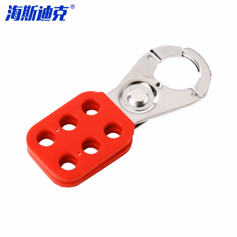 HYSTIC/海斯迪克 HKDP-87 钢制联锁具安全搭扣锁 塑料绝缘搭扣锁 直径38MM