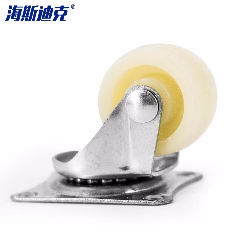 HYSTIC/海斯迪克 HKDP-42 家具椅子万向白脚轮 耐磨PP脚轮滑轮 1寸白PP转向轮